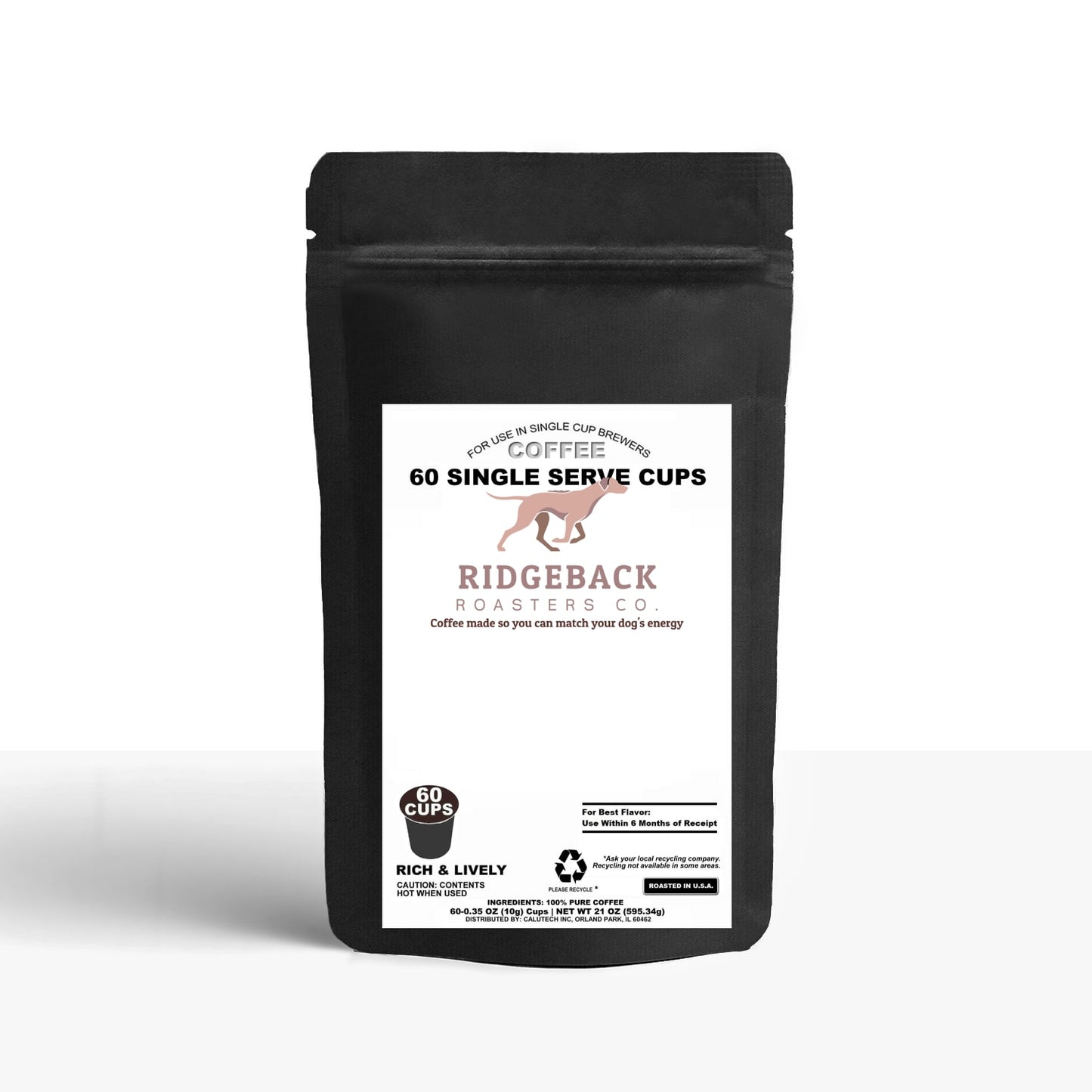 60 Pack Single Serve Coffee Capsules